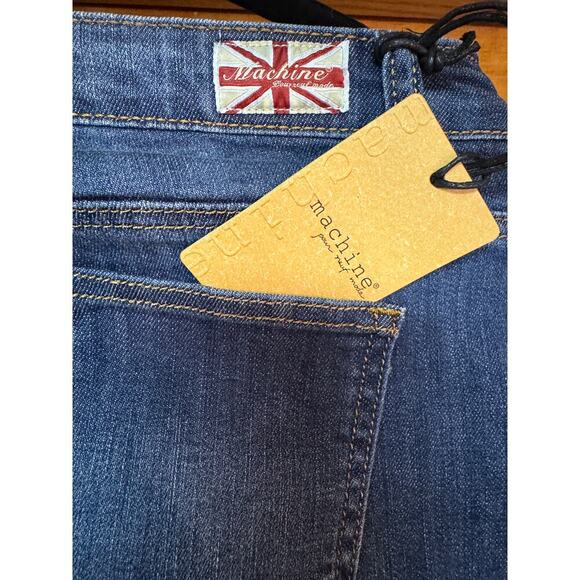 Machine Nouvelle Mode Straight Leg Jeans with embroidered floral SIZE 11 NEW - Picture 4 of 7